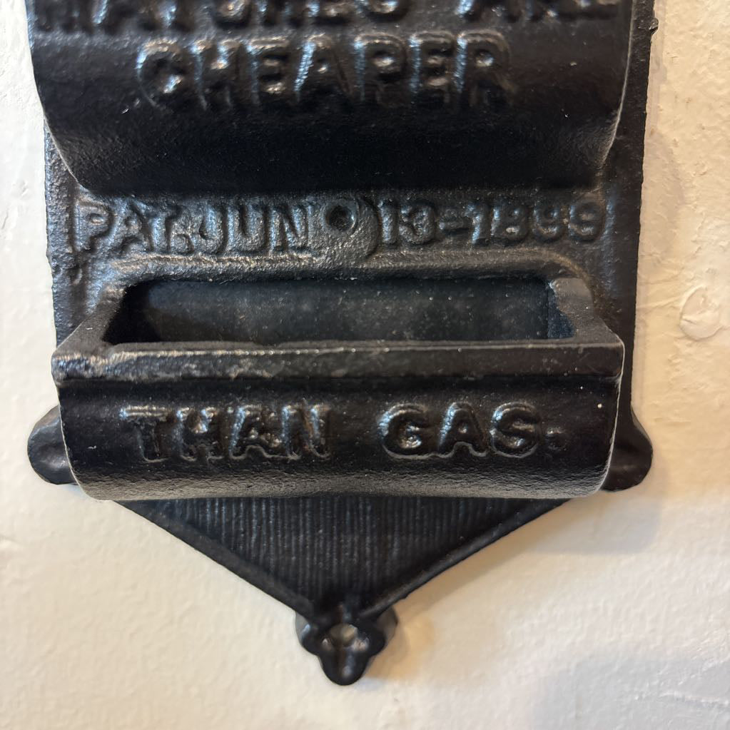 1899 Antique Wall Match Holder