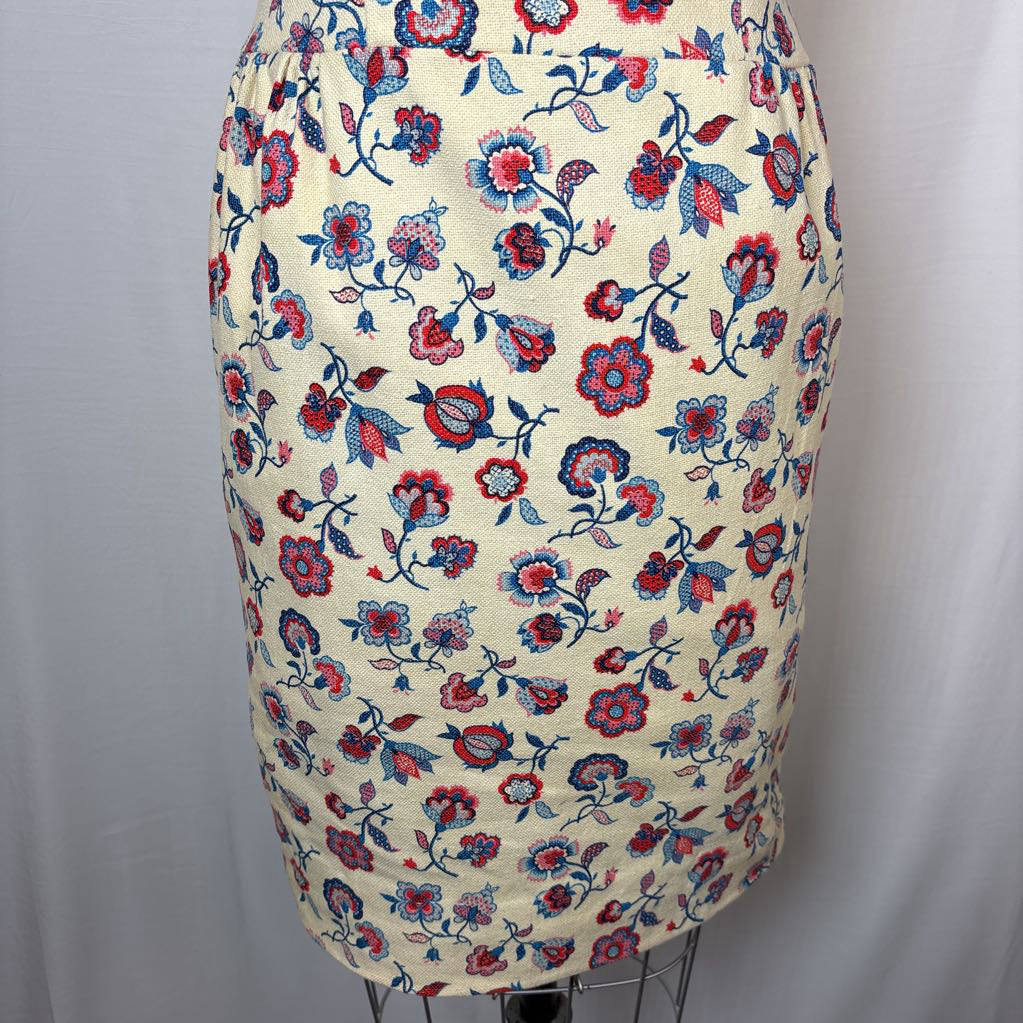 1950s Handmade Barkcloth Pencil Dress