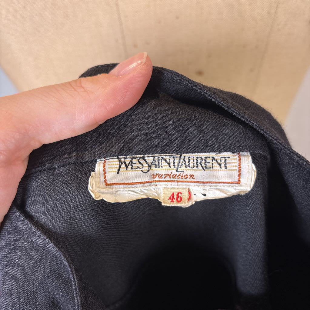 1980s Yves Saint Laurent Variations Frock