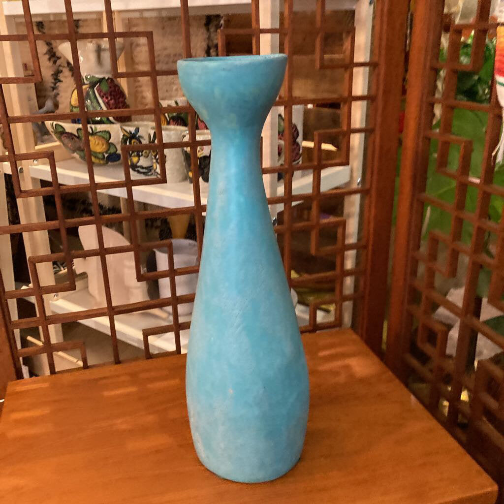 Vintage 1958 Tall Signed Studio Pottery Vase