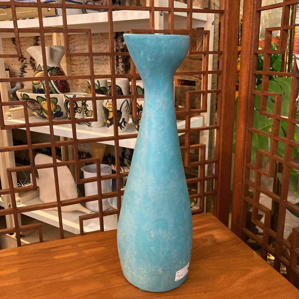 Vintage 1958 Tall Signed Studio Pottery Vase