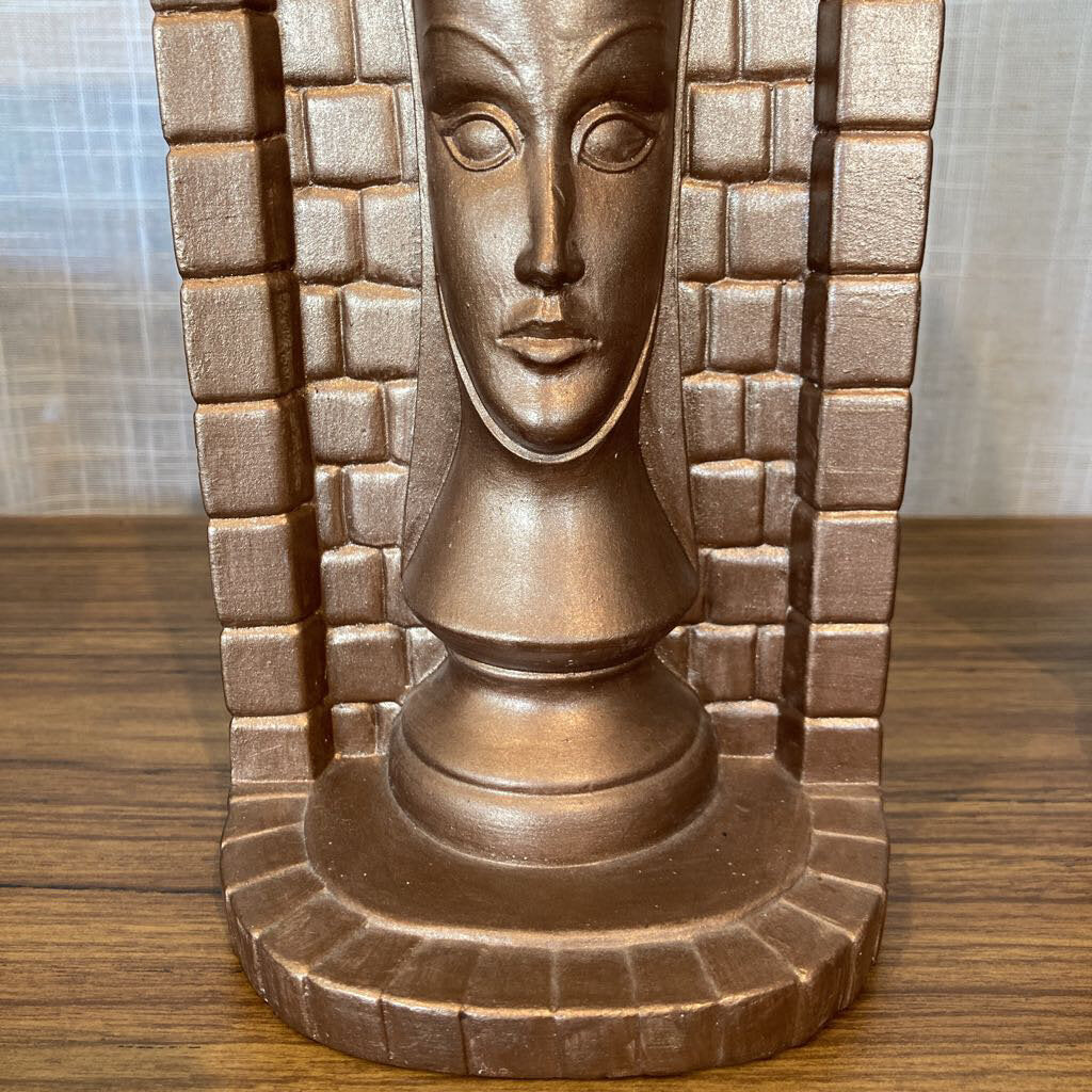 Vintage Chess Book Ends