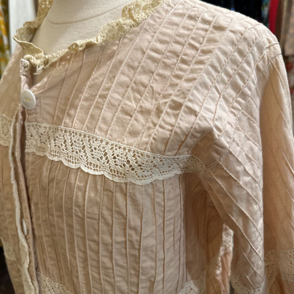 1950s Lacy Button-Up Top