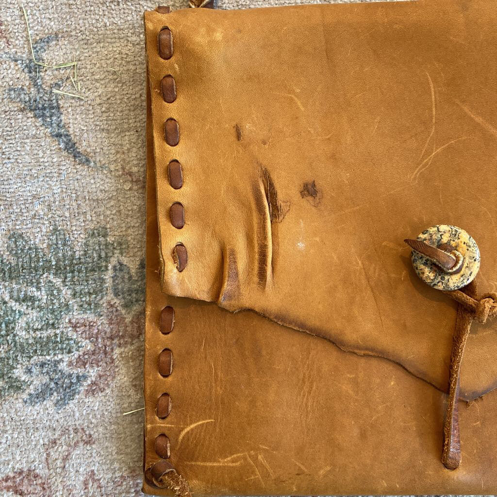 Vintage Leather Hand Crafted Purse
