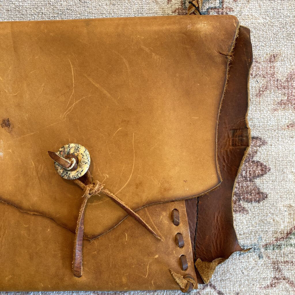 Vintage Leather Hand Crafted Purse