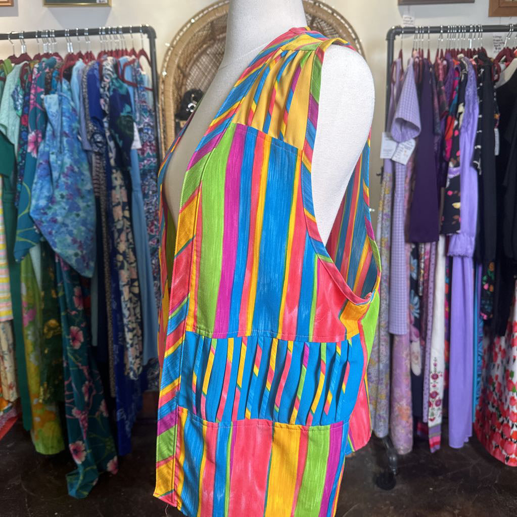 1990s Colorful Vest