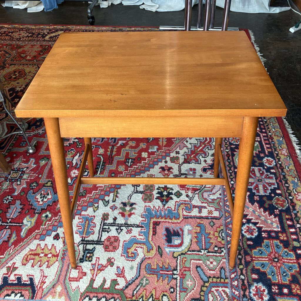 1950s Paul McCobb Planner Group Solid Maple Nightstand or Side Table