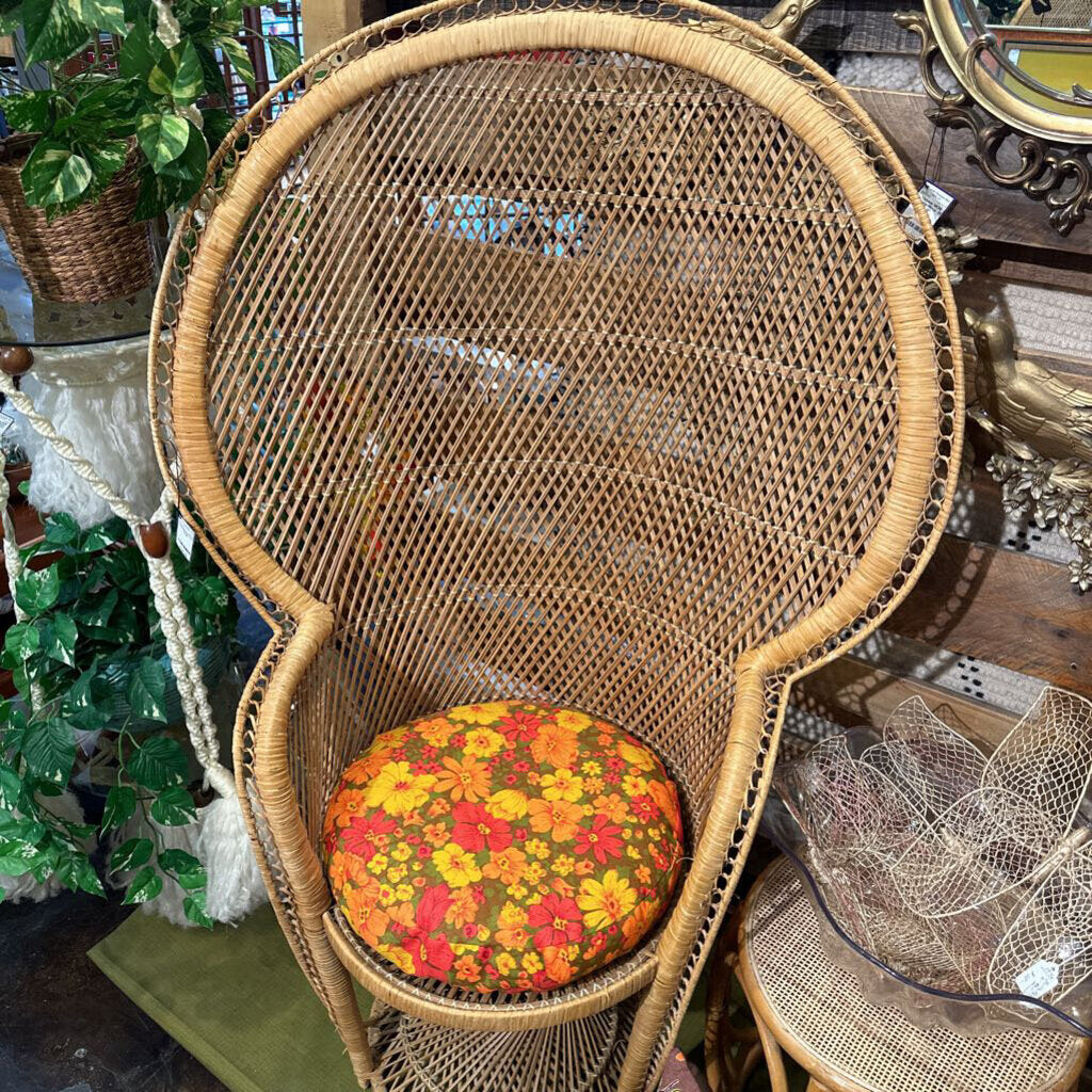 Vintage Peacock Chair