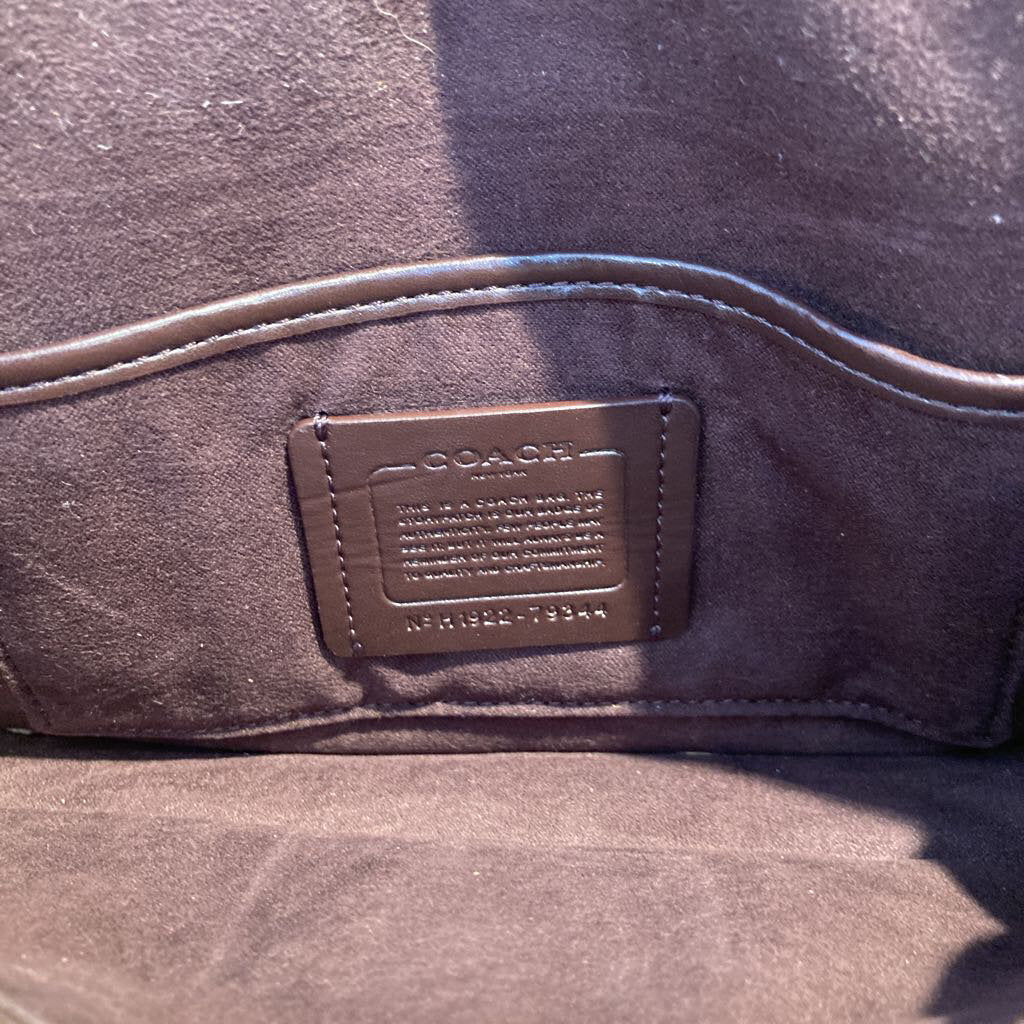 Coach metallic Tabby color block handbag