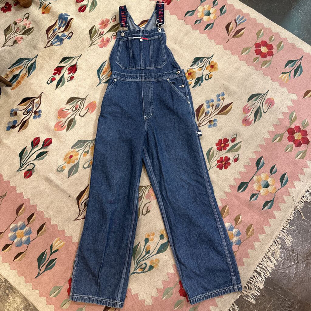 1990's Tommy Hilfiger Denim Bib Overalls