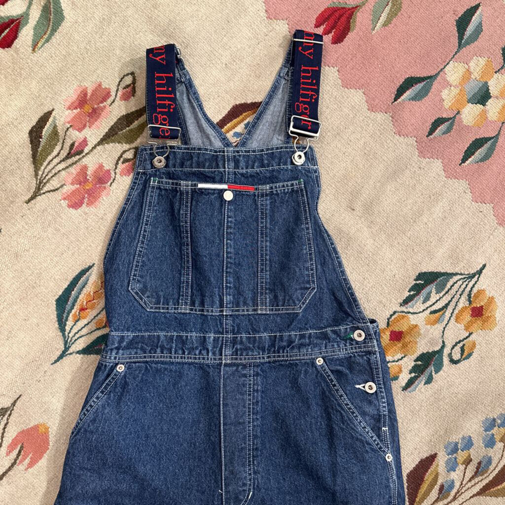 1990's Tommy Hilfiger Denim Bib Overalls