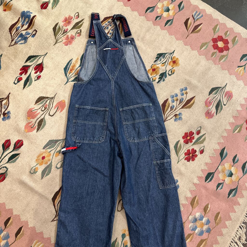 1990's Tommy Hilfiger Denim Bib Overalls