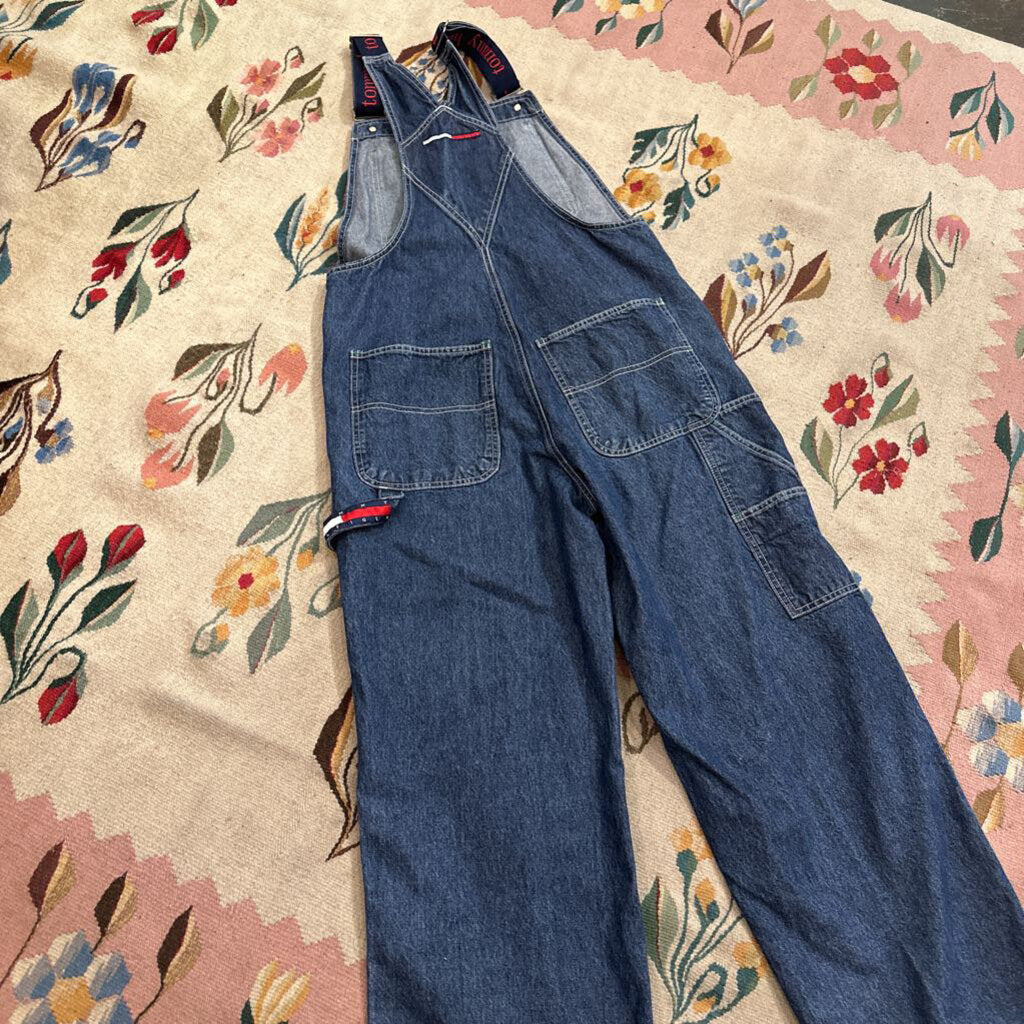 1990's Tommy Hilfiger Denim Bib Overalls