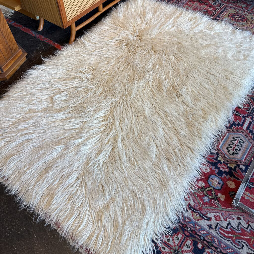 1960s Turkish Flokati Rug