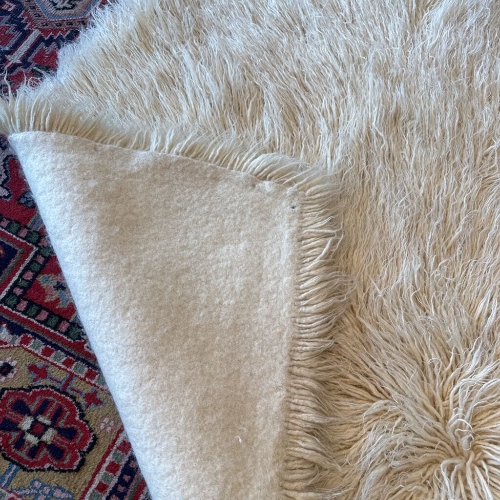 1960s Turkish Flokati Rug