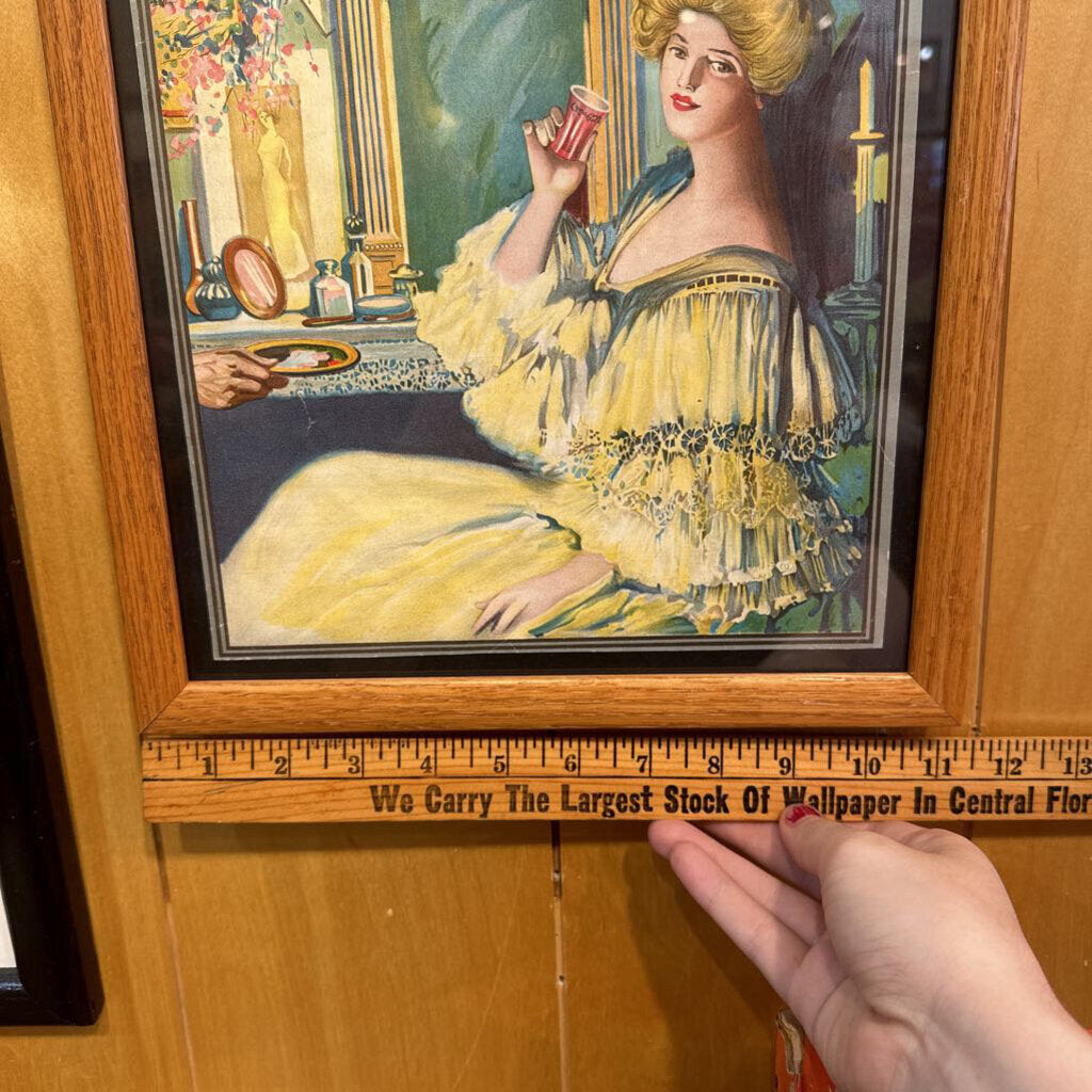 Early 1900s original Coke ad framed