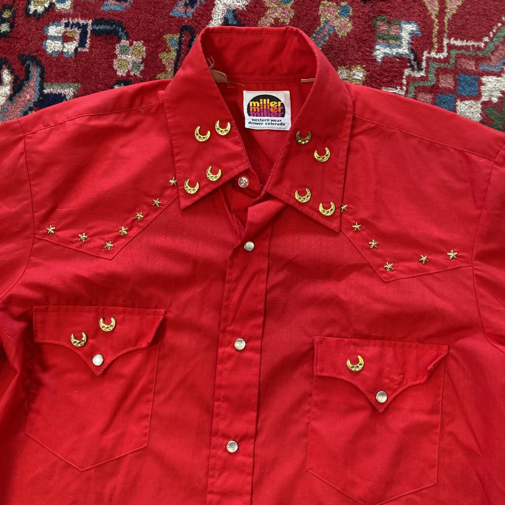 1980's Miller Western Horse Shirt