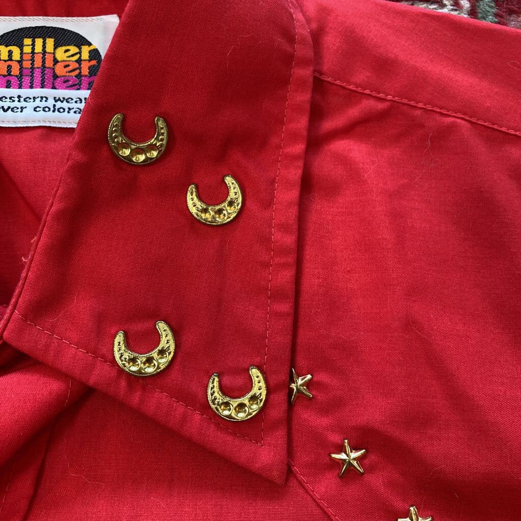 1980's Miller Western Horse Shirt