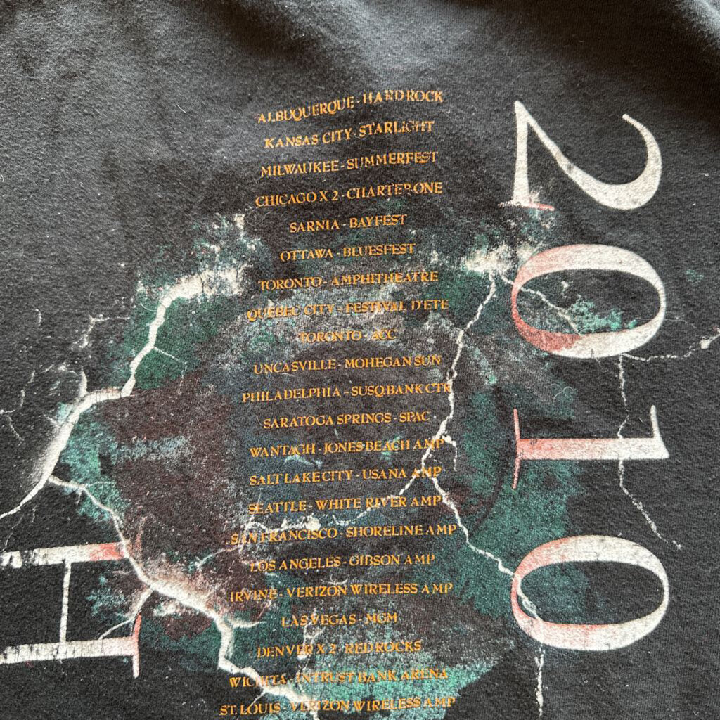 2010 Rush Tour T-shirt