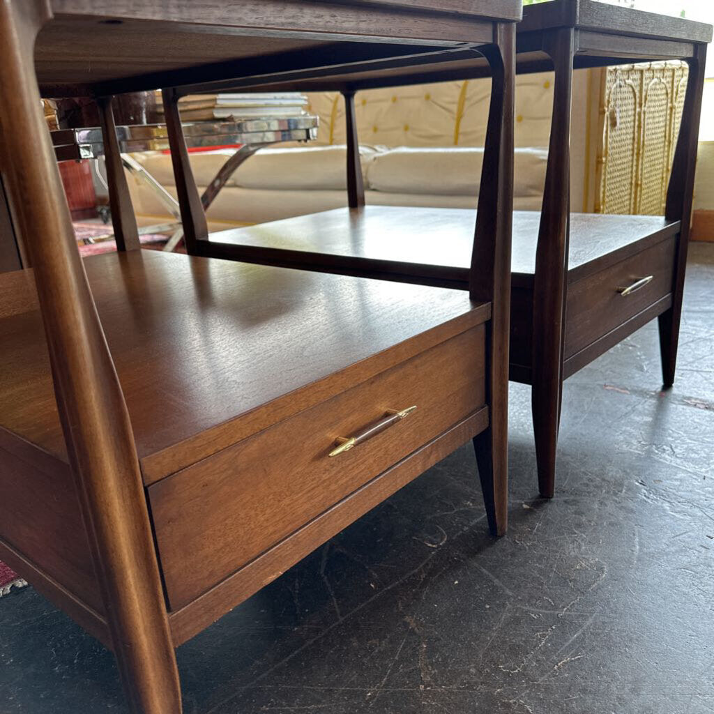 Mid Century Broyhill Saga End Tables (pair)