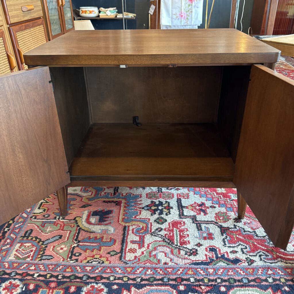 Mid Century Broyhill Saga Walnut Nightstand