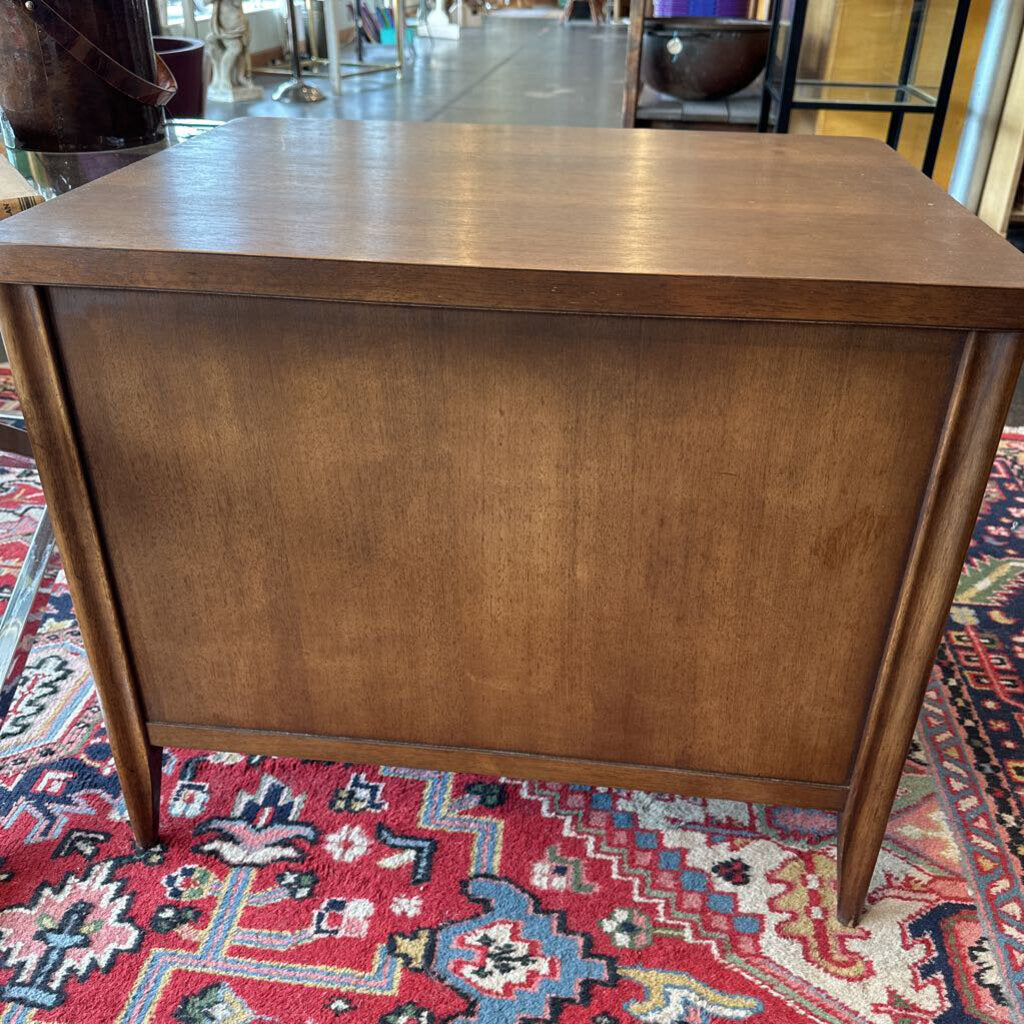 Mid Century Broyhill Saga Walnut Nightstand