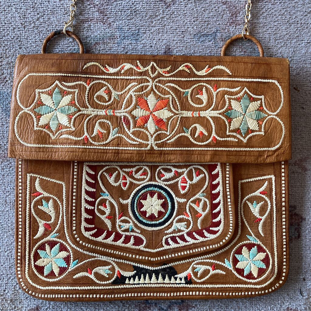 Moroccan Berber Embroidered Bag