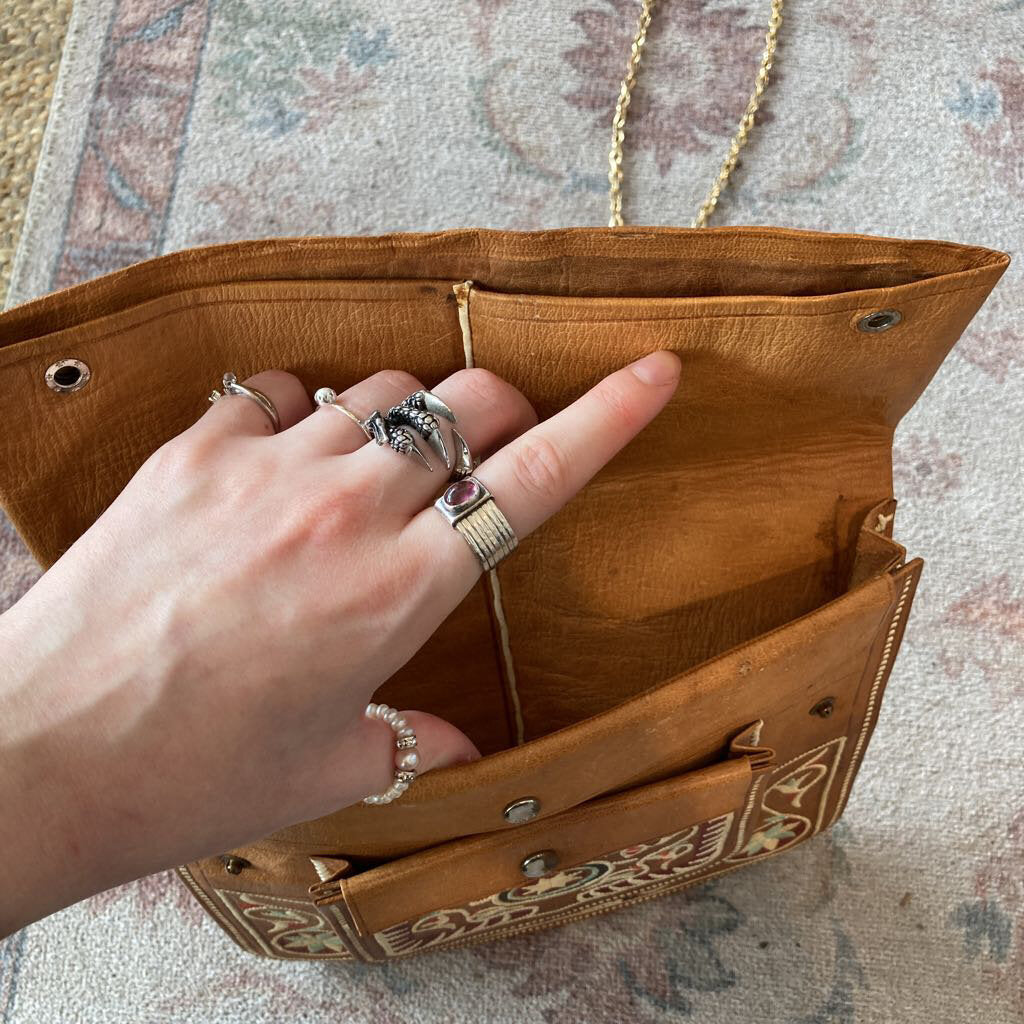 Moroccan Berber Embroidered Bag