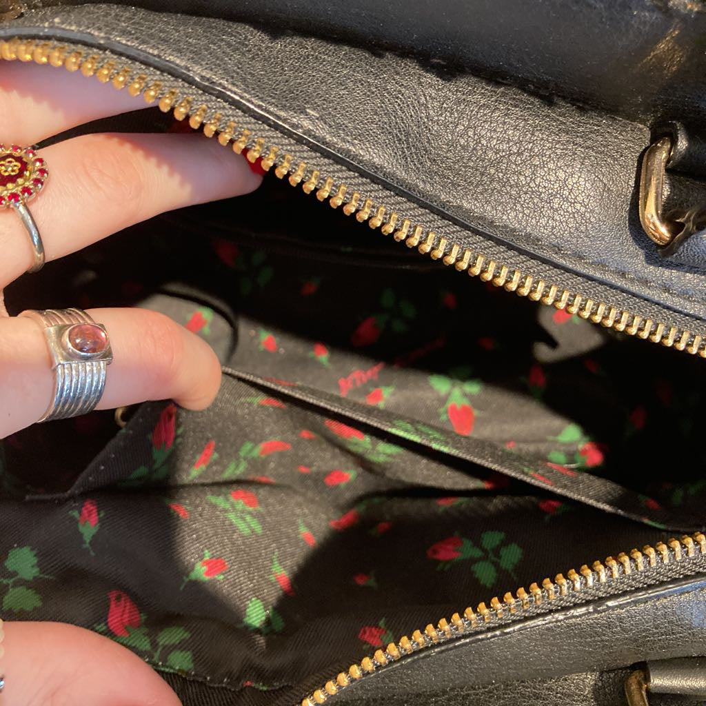 Betsey Johnson Satchel w/Removeable Bow