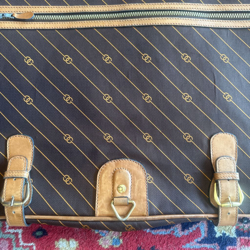 Vintage Authentic Gucci Logo Luggage Garment Bag