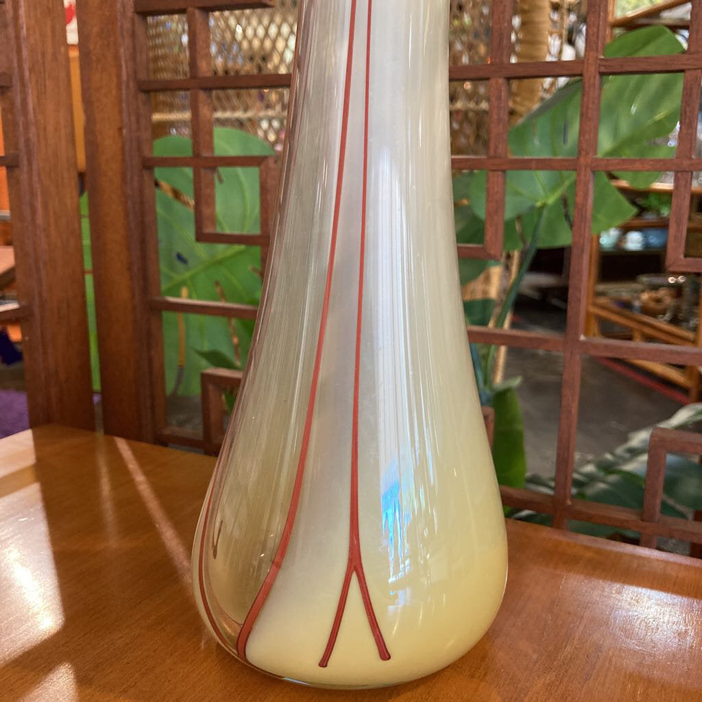 MCM Italian glass Stretch vase