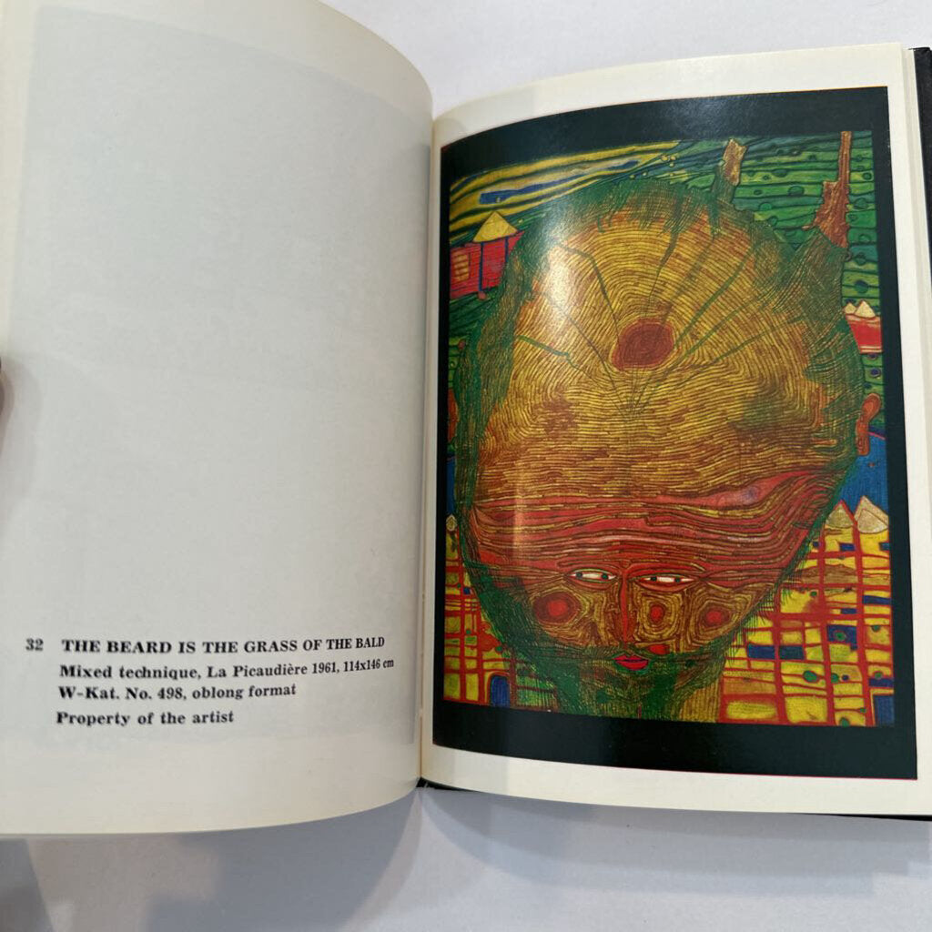 Vintage Hundertwasser by Werner Hoffman Book