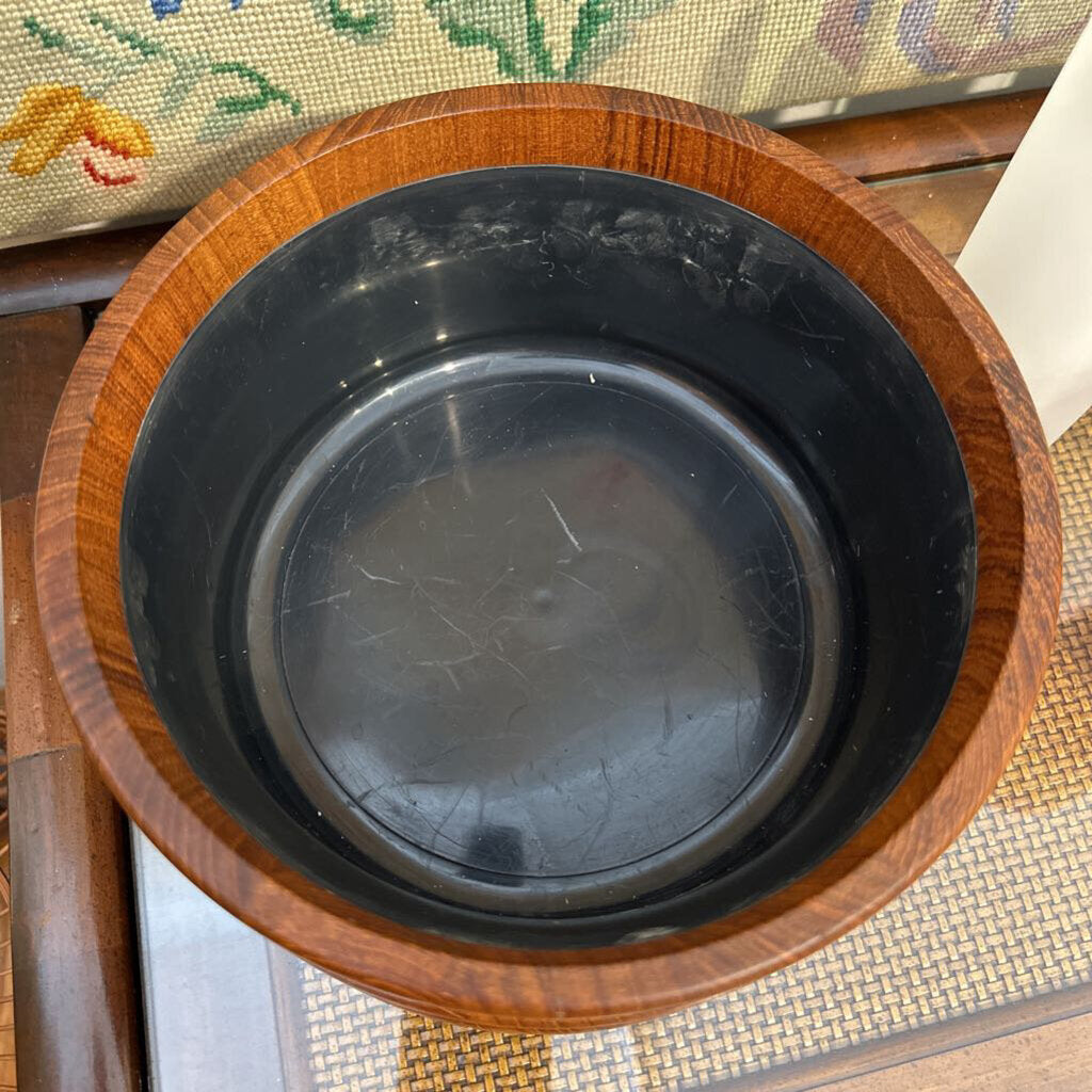 Vintage Dansk Staved Teak Ice Bucket Designed by Jens Quistgaard - MidModMom