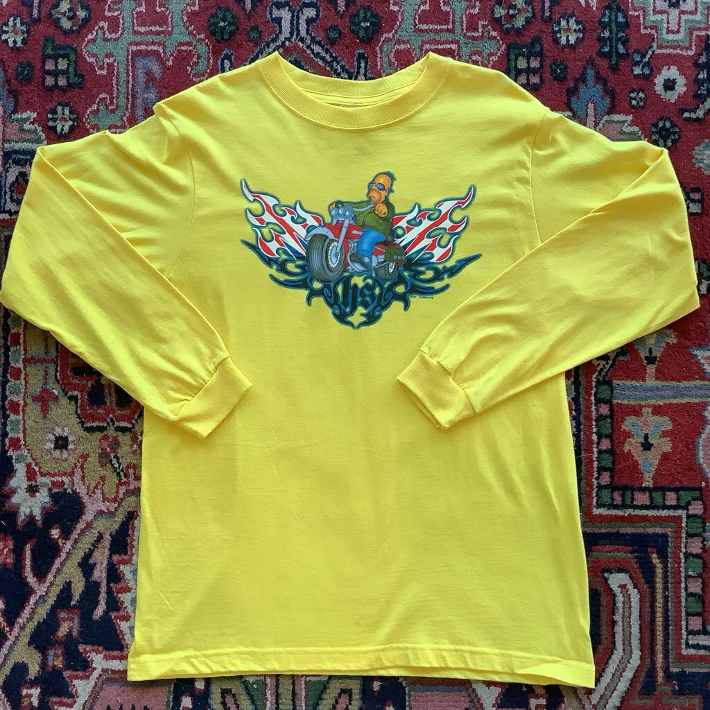 2000's Homer Simpson Biker L/S T-shirt