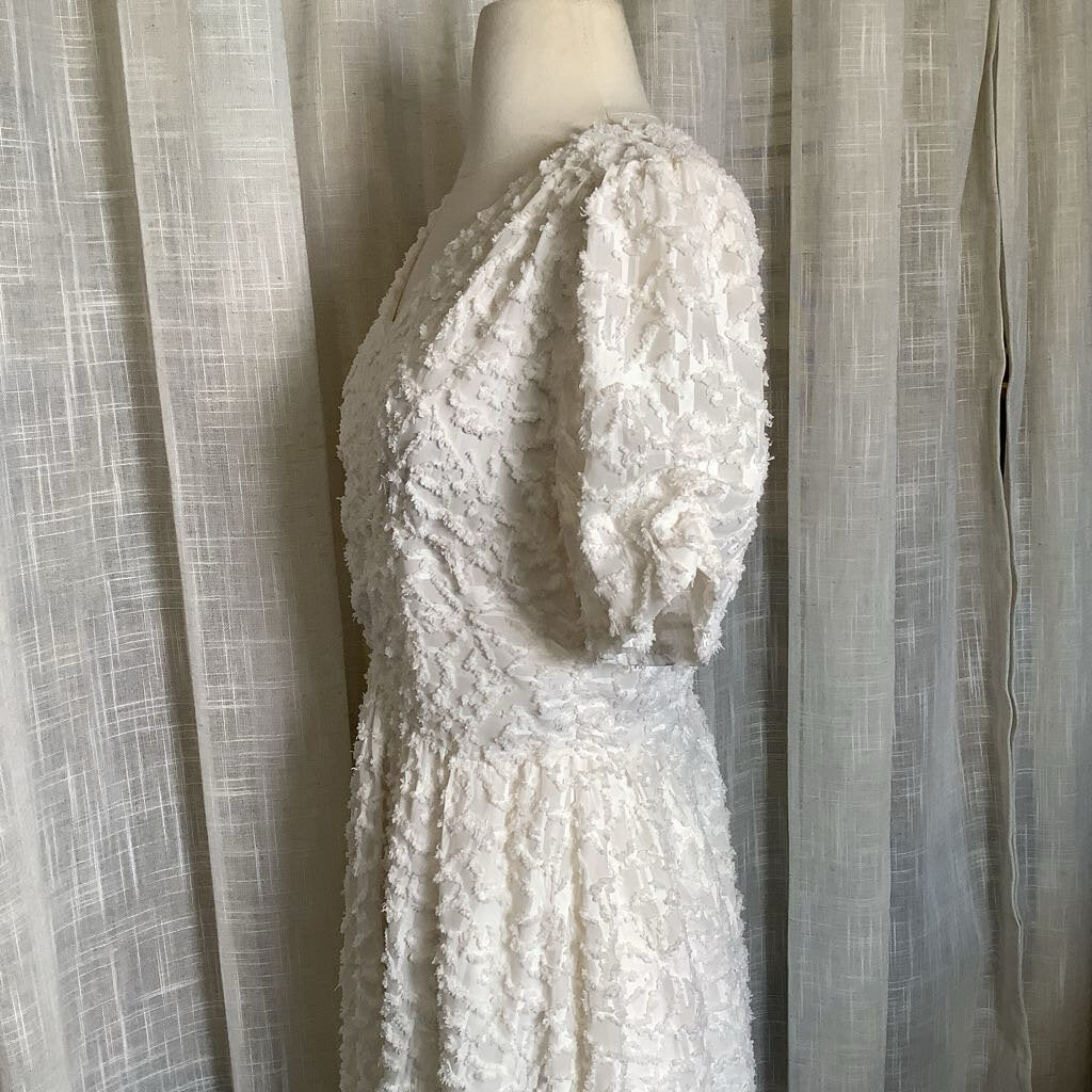 White Chenille Dress