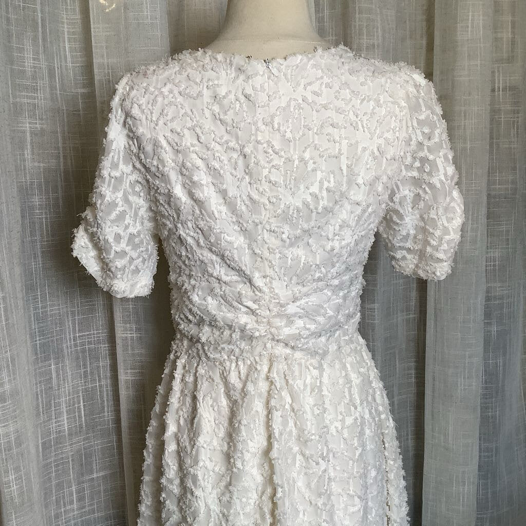 White Chenille Dress