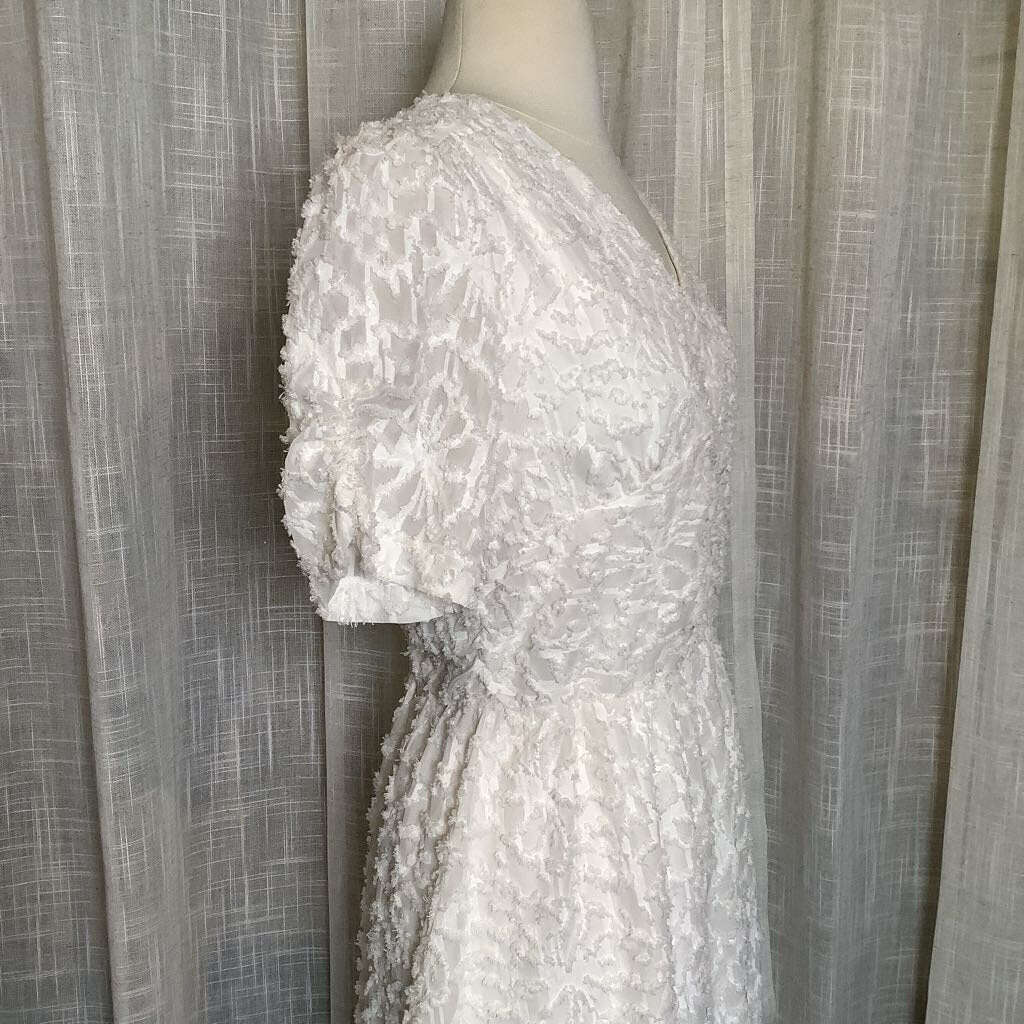 White Chenille Dress