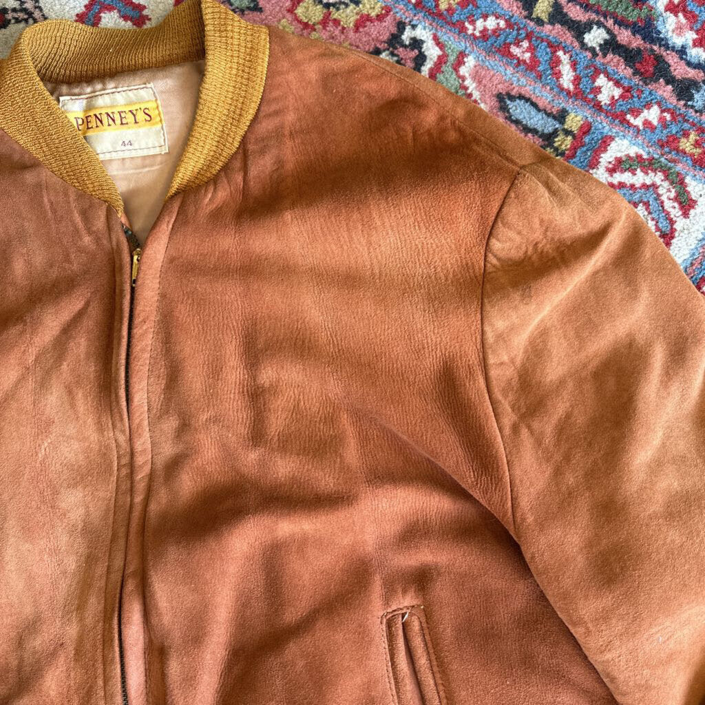 1950s Penney's Suede Bomber