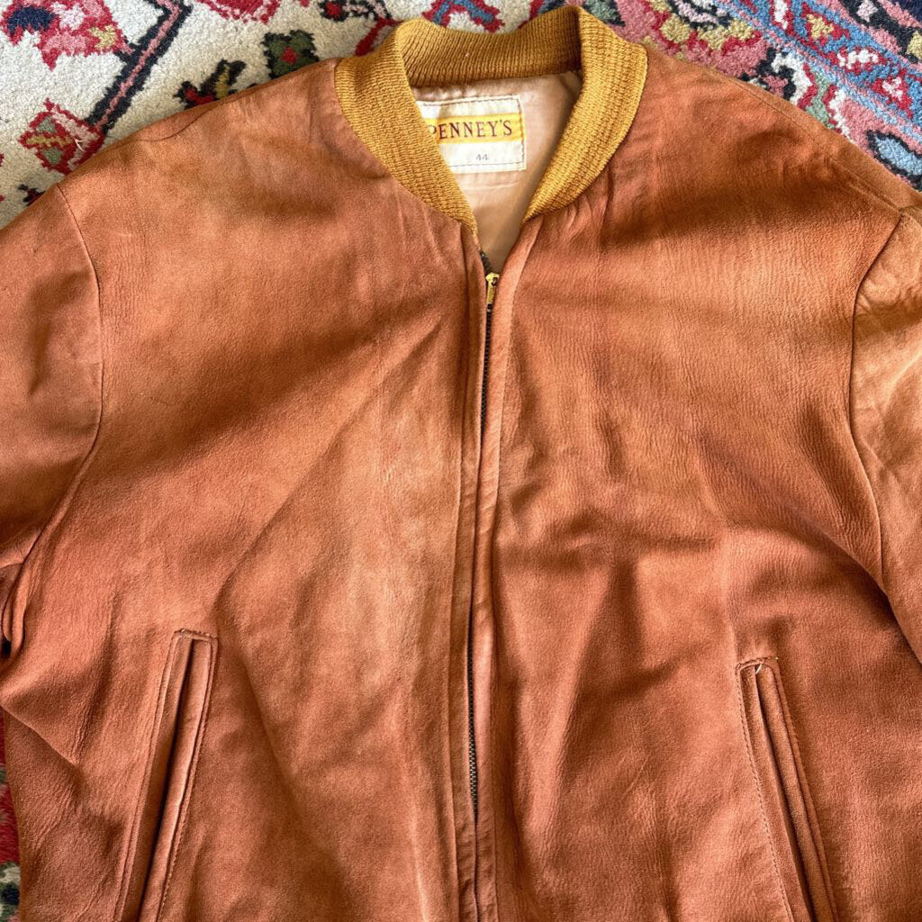 1950s Penney's Suede Bomber