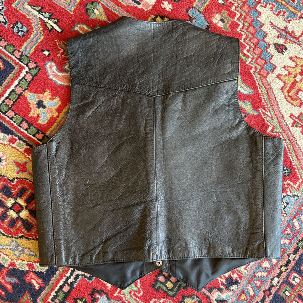 Vintage Leather Vest by Protech