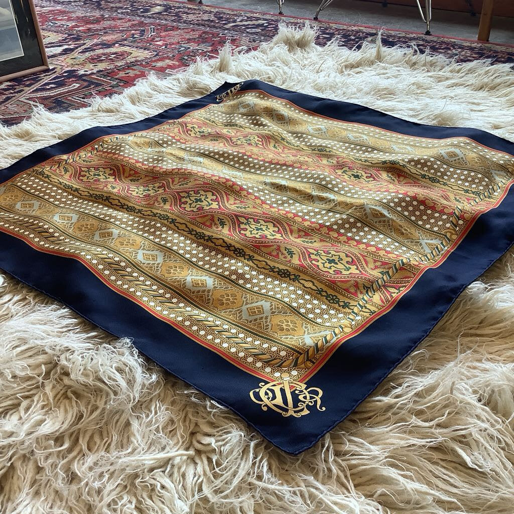 Vintage Authentic Dior Silk Scarf