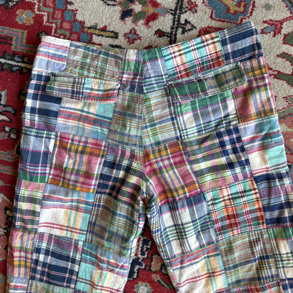 1990s Ralph Lauren Cotton Patchwork Pants