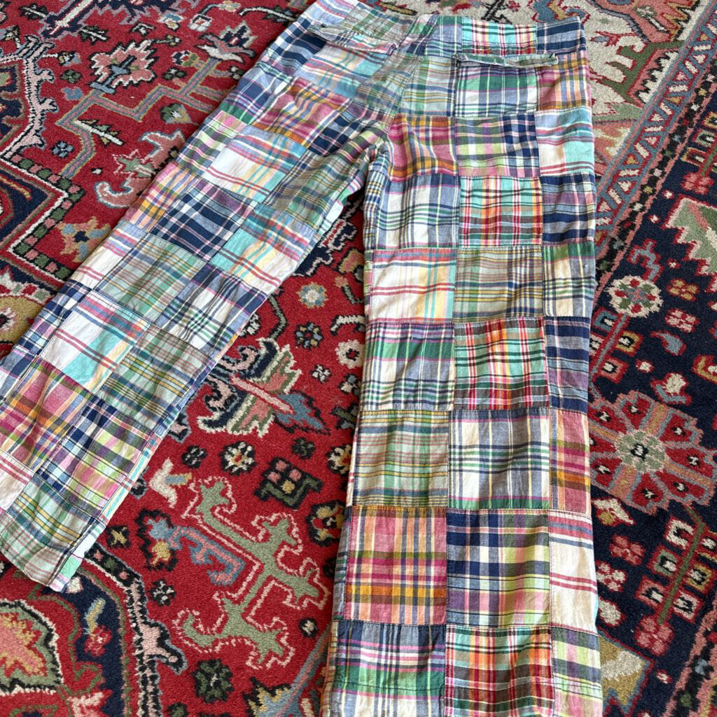 1990s Ralph Lauren Cotton Patchwork Pants