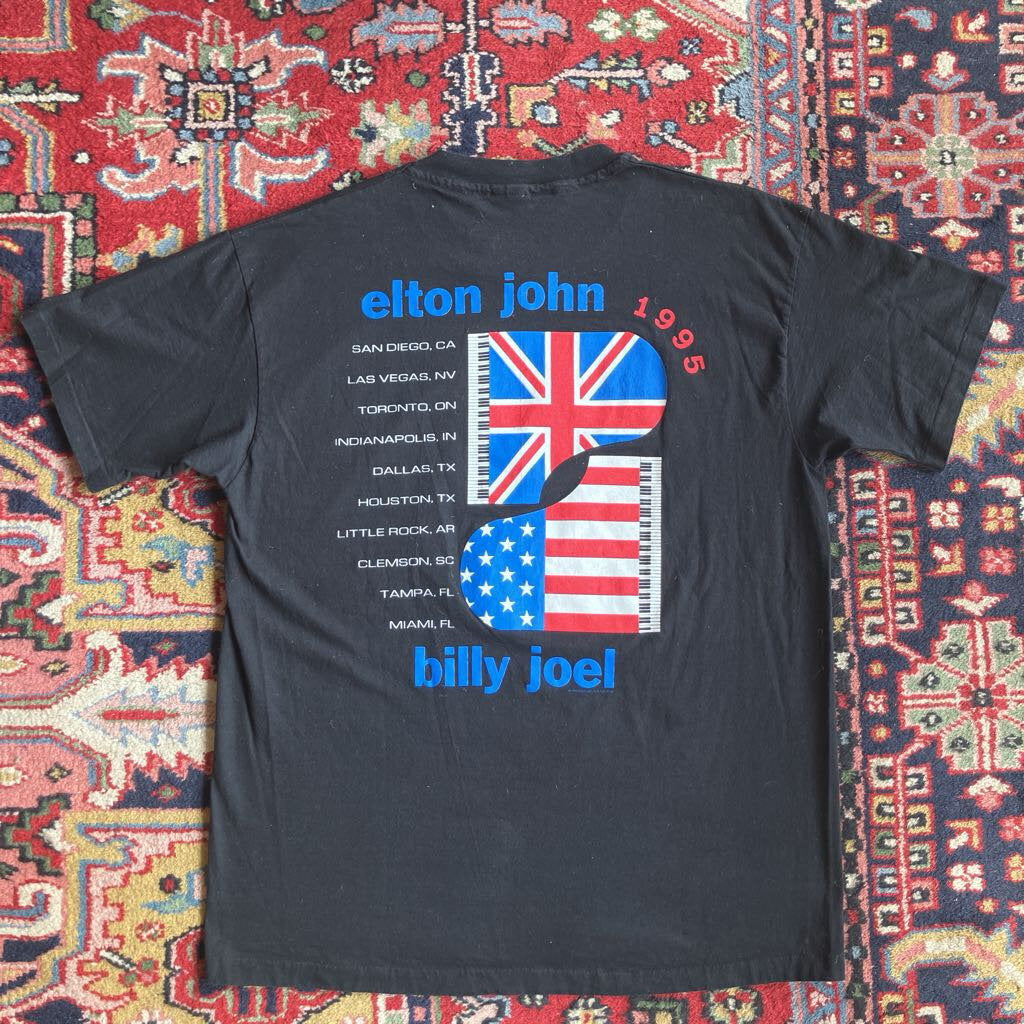 1995 Elton John Billy Joel T-shirt