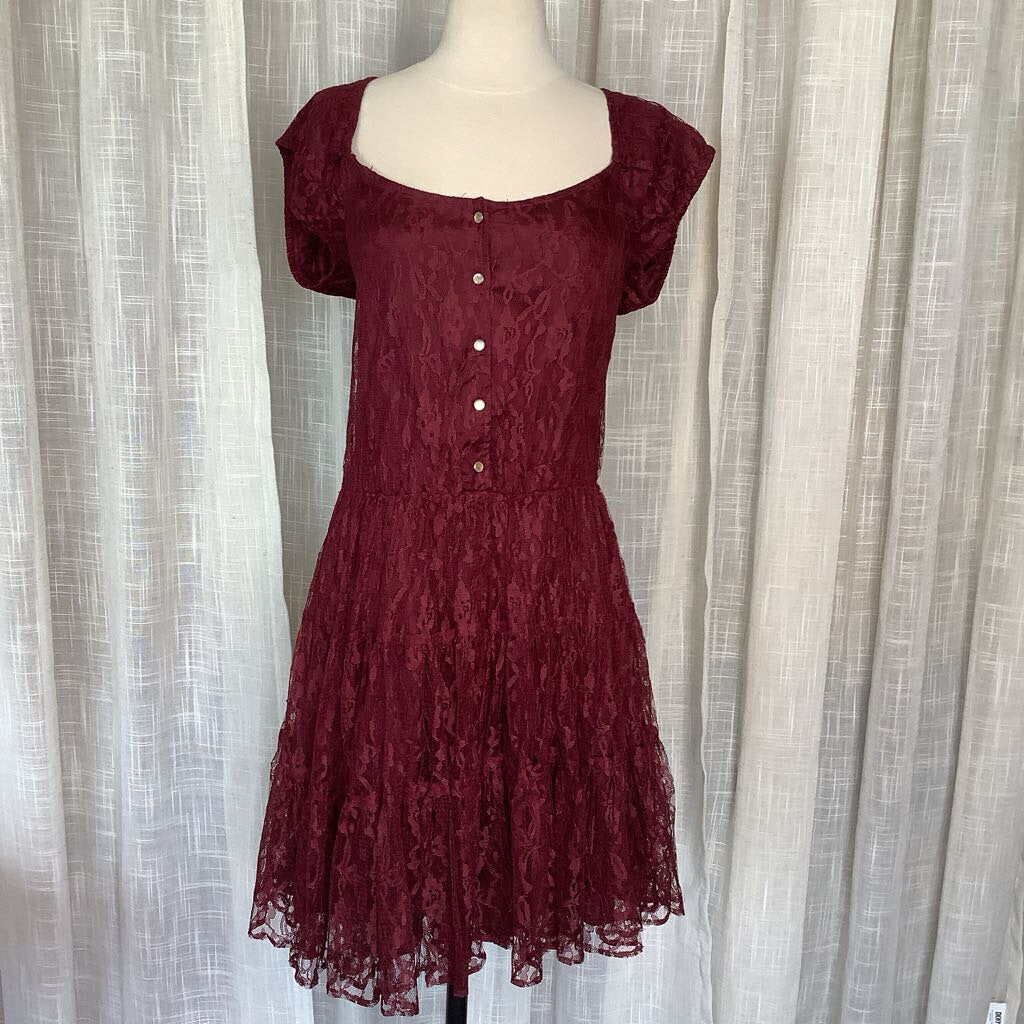 1980s Fredericks of Hollywood Lace Dress