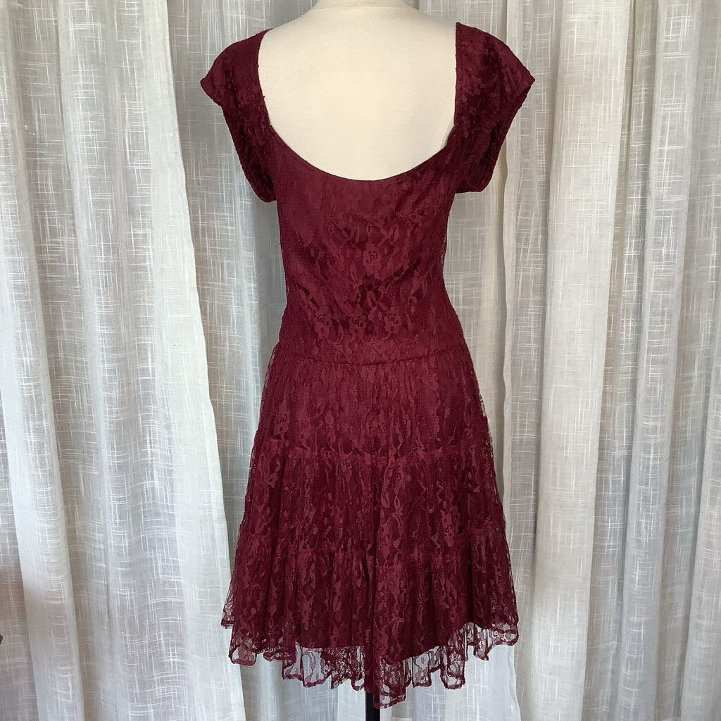 1980s Fredericks of Hollywood Lace Dress