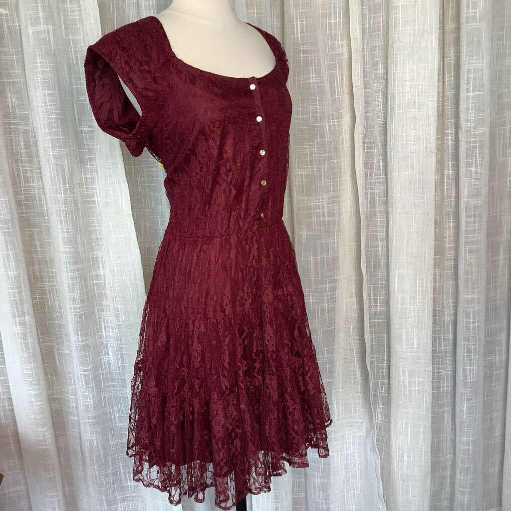 1980s Fredericks of Hollywood Lace Dress