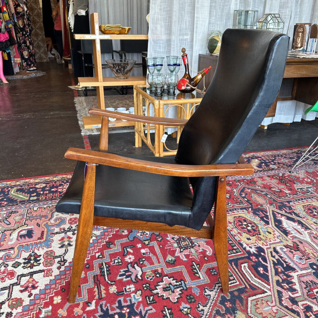 Mid Century Walnut Lounge Chair