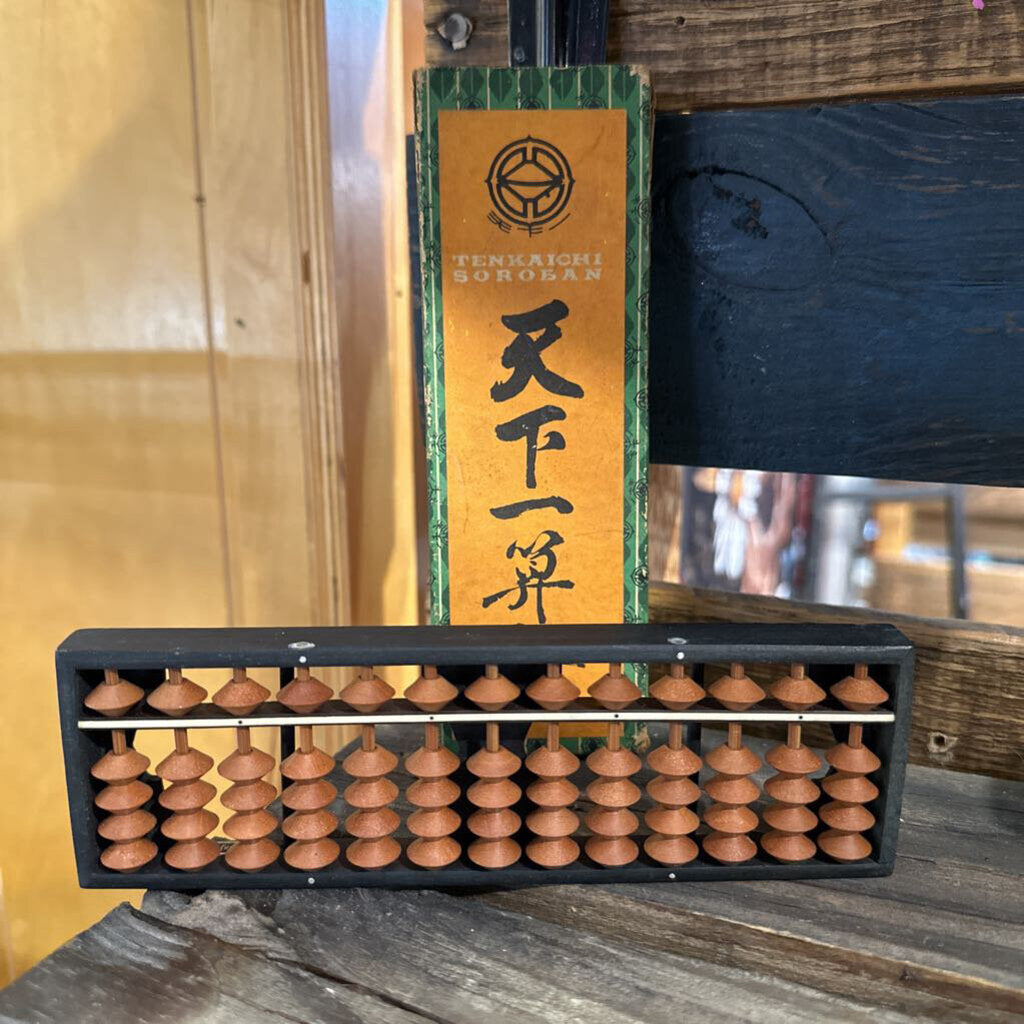 Vintage Tenkacihi Soroban Wooden Abacus