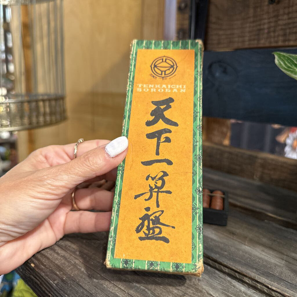 Vintage Tenkacihi Soroban Wooden Abacus